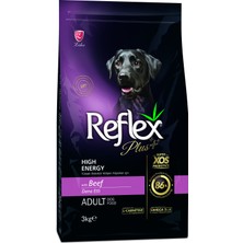 Reflex Plus High Energy Dana Etli Köpek Maması 3 Kg