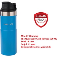Milo Of Climbing The Quix Daily 500 ml Sıcak/soğuk Çelik Termos