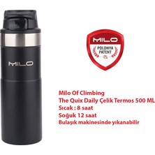 Milo Of Climbing The Quix Daily 500 ml Sıcak/soğuk Çelik Termos