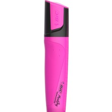 Bic Marking Highlighter Flat Fosforlu Kalem Pembe 12'Li Kutu