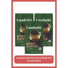 Laudatio Çekilmiş Kahve Klasik 500 gr X3 Adet