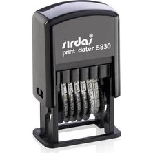 Sırdaş 6 Haneli Numaratör Siyah Renk 5830 Otomatik Kaşe Araç Gereçler 1 Adet