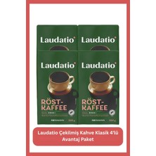 Laudatio Çekilmiş Kahve Klasik 500 gr X4 Adet