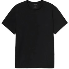 lotscool Premium -  Siyah Basic Tshirt