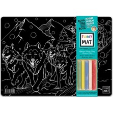 Akademi Çocuk Funny Mat Black (Tebeşirli) - Kızak Köpekleri