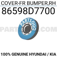 MOBIS Hyundai Tucson 2019-2020 N-Line Sol Ön Tampon Çıtası (Dodik) Oem No (86595D7700)