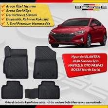 Hyundai Elentra Paspas Araca Özel 2020 Sonrası Derin Havuzlu Paspas Bosse North Serisi