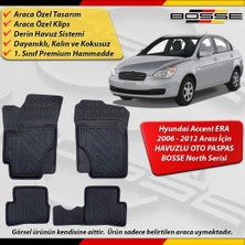 Hyundai Accent Era Paspas Araca Özel 2006-2012 Derin Havuzlu Paspas Bosse North Serisi