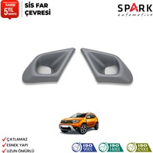 Spark Oto Aksesuar Dacia Duster 2018-2024 Yıl Aralığı Uyumlu Sis Farı Çerçevesi 2 Parça