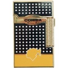 Cohiba 55. Yıl Sarı Soft Alev ve Jet Alev Puro Çakmak CCM0903