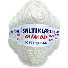 MiraLive 5 Adet Mimoza Kristal Işıltılı Şal Patik Yelek Ipi 64