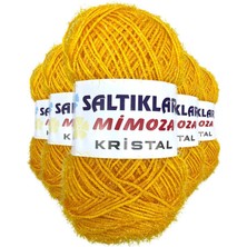 MiraLive 5 Adet Mimoza Kristal Işıltılı Şal Patik Yelek Ipi 75