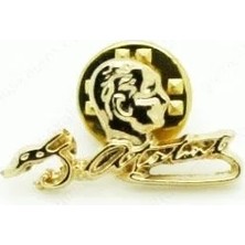 Vatan Rozet Atatürklü Imzalı Sarı VT631