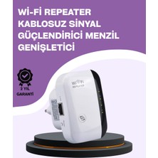 Ethab Ticaret 300 Mbps Kablosuz Wifi Menzil Genişletici – Repeater & Ap Modu - GL002V-7MDH87