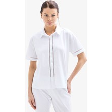 Blackspade Kadın Pijama Takımı 52057 - Beyaz