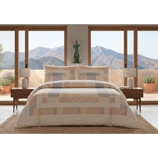 Taç Genç Modası Ranforce Pamuklu Çift Kişilik Nevresim Takımı Joel Taba