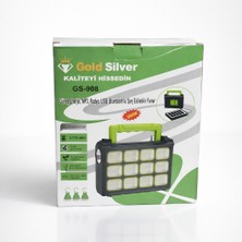 Northopia Gold Silver Gs 908 Güneş Enerjili Mp3 Radyo Işıldak Fener Aydınlatma