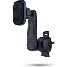 Ethab Ticaret Ally 602B 360 Dönebilen Mıknatıslı Araç Havalandırma Telefon TUTUCU-(5775) - GL002V-7LMH63