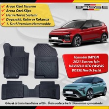 Hyundai Bayon Paspas Araca Özel 2021 ve Sonrası Derin Havuzlu Paspas Bosse North Serisi