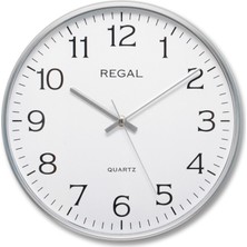 Regal 0250 Sw İnce Çerçeve Slim Duvar Saati Plastik Kasa Sessiz Mekanizma Modern Tasarım
