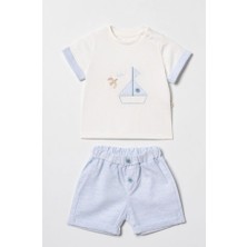 CiccimBaby Ciccim Baby 2li Takım Şortlu Halo Seagull