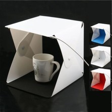 Macgon Mini Stüdyo LED Işıklı Ürün Fotoğraf Çekim Çadırı Pratik Katlanabilir - 40X40