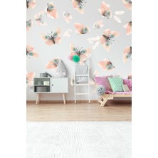 Renkli Kelebekler Temalı 20 Parça Çocuk ve Bebek Odası Dekoratif Duvar Sticker Seti (Figür 3)