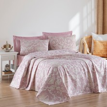 Enlora Home Baskılı Pike Takımı Tek Kişilik Tuval Lila