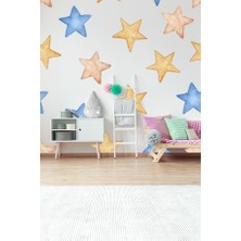 Işıltılı Yıldızlar Temalı 20 Parça Çocuk ve Bebek Odası Dekoratif Duvar Sticker Seti (Figür 4)