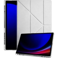 Bucuks Mey Ithalat®  Samsung Galaxy Tab A11 Kalemlikli Mars Tablet Kılıfı - Gri