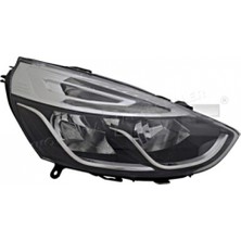 Tyc Renault Clio Ön Far Elektrikli Motorlu Hatchback Sağ 2016- (Oem No:  260103317R)