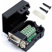 Devremarkt Kutulu Db9 To Dip Adaptör Dişi Terminal Soket  9 Pin D-Sub Seri P