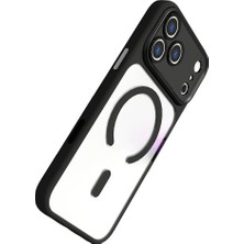 Bucuks Mey Ithalat®  Apple iPhone 17 Pro Hazar Magsafe Kapak - Siyah