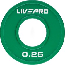 Livepro LP8334 0,25 kg Powerlifting Yarışma Plaka