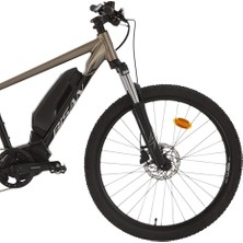 Bisan Arrow Alıvıo Elektrikli Erkek Dağ Bisikleti 38CM Hd 26 Jant 9 Vites Bej Siyah