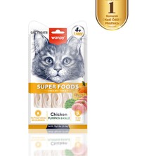 Wanpy Superfood Balkabağı & Kara Lahanalı Krema Kedi Ödülü 5×14 gr