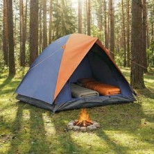 Bucuks Mey Ithalat®  4 Kişilik Manuel Kurulum Gölgelikli Kamp Çadırı – Aile, Doğa, Piknik ve Outdoor 200X200X135 cm