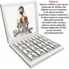 Blackeye Chocolate Kişiye Özel Isimli Gelin Bohçası Çikolatası - 48 Adet Madlen Çikolata