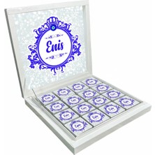 Blackeye Chocolate Kişiye Özel Isimli Sünnet Töreni Çikolatası - Sünnet Düğünü Çikolatası (48 Adet Madlen Çikolata)