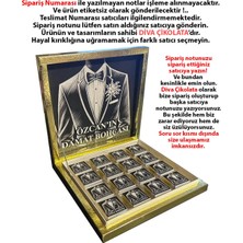 Blackeye Chocolate Kişiye Özel Isimli Damat Bohçası Çikolatası 32 Adet Madlen Çikolata