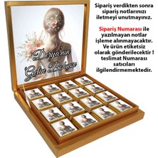 Blackeye Chocolate Kişiye Özel Isimli Gelin Bohçası Çikolatası - 32 Adet Madlen Çikolata