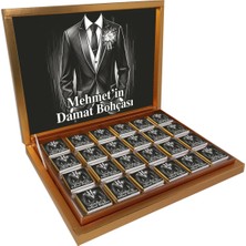 Blackeye Chocolate Kişiye Özel Isimli Damat Bohçası Çikolatası - 72 Adet Madlen Çikolata