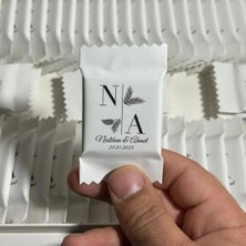 Blackeye Chocolate Kişiye Özel Isimli Söz Nişan Nikah Çikolatası - Lüx Etiket - 200 Adet Madlen Çikolata