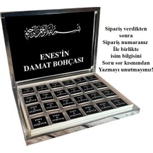 Blackeye Chocolate Kişiye Özel Isimli Damat Bohçası Çikolatası - 72 Adet Madlen Çikolata