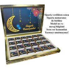 Blackeye Chocolate Ramazan Bayramı - Ramazan Tebriği Çikolatası - 72 Adet Madlen Çikolata