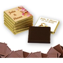 Blackeye Chocolate Söz Nişan Nikah Çikolatası - 1 kg Sargılı Sütlü Madlen Çikolata