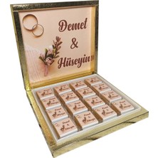 Blackeye Chocolate Söz Nişan Nikah Çikolatası 32 Adet Madlen Çikolata