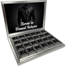 Blackeye Chocolate Kişiye Özel Isimli Damat Bohçası Çikolatası - 72 Adet Madlen Çikolata