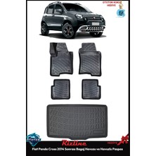 Rizline Fiat Panda Cross 2014 Sonrası Bagaj Havuzu ve Havuzlu Paspas