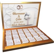 Blackeye Chocolate Söz Nişan Nikah Çikolatası 72 Adet Madlen Çikolata